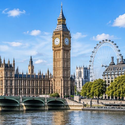 London, UK skyline